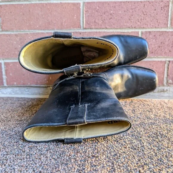 Freebird by Steven Copperhead Distressed Boots Black Leather Men's 13